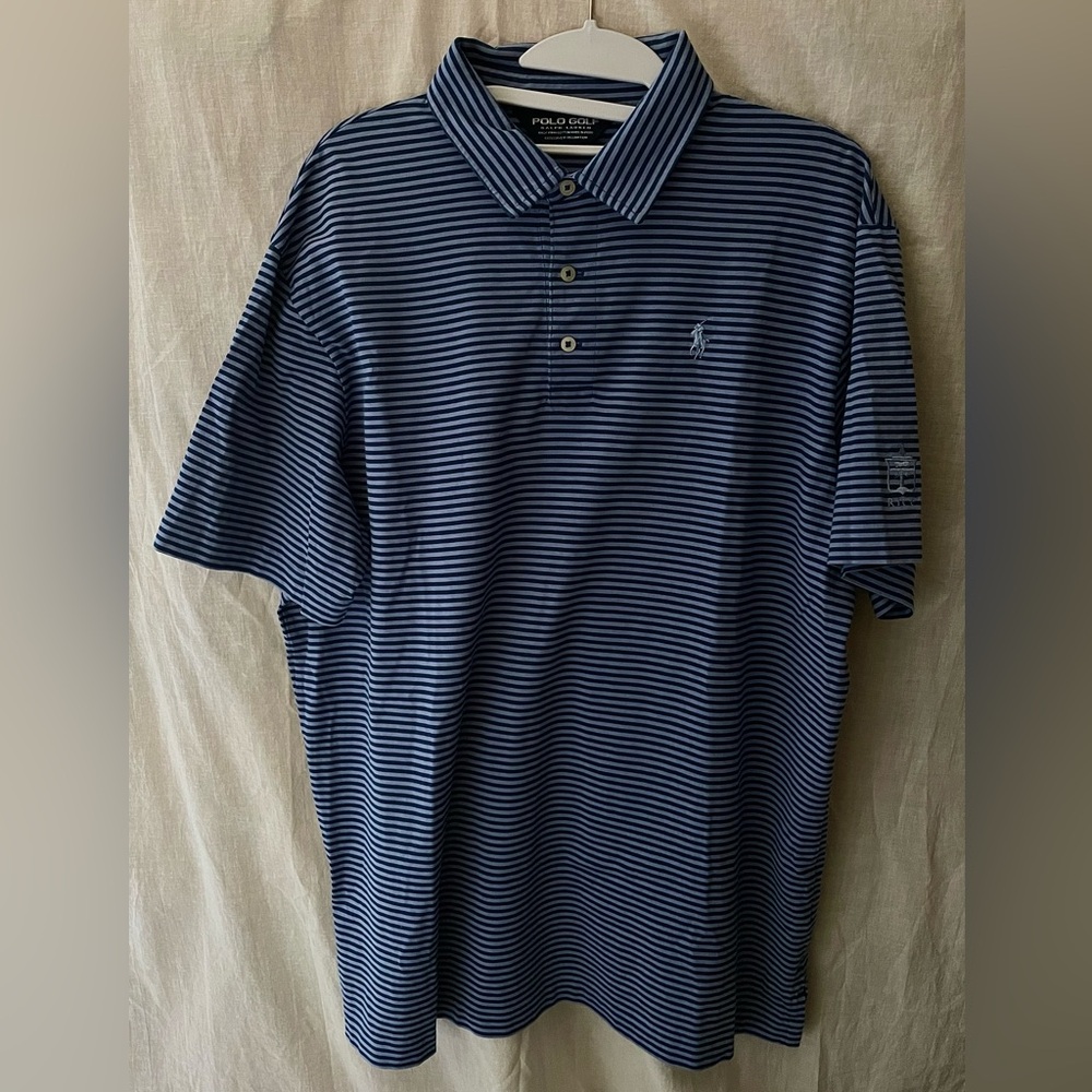 Ralph Lauren - Men’s Short Sleeve Striped Golf Polo (L)